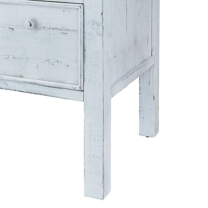 Leo Pier Cabinet - Vintage White