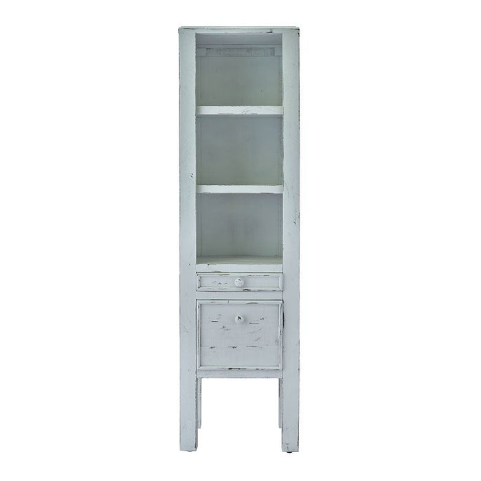 Leo Pier Cabinet - Vintage White