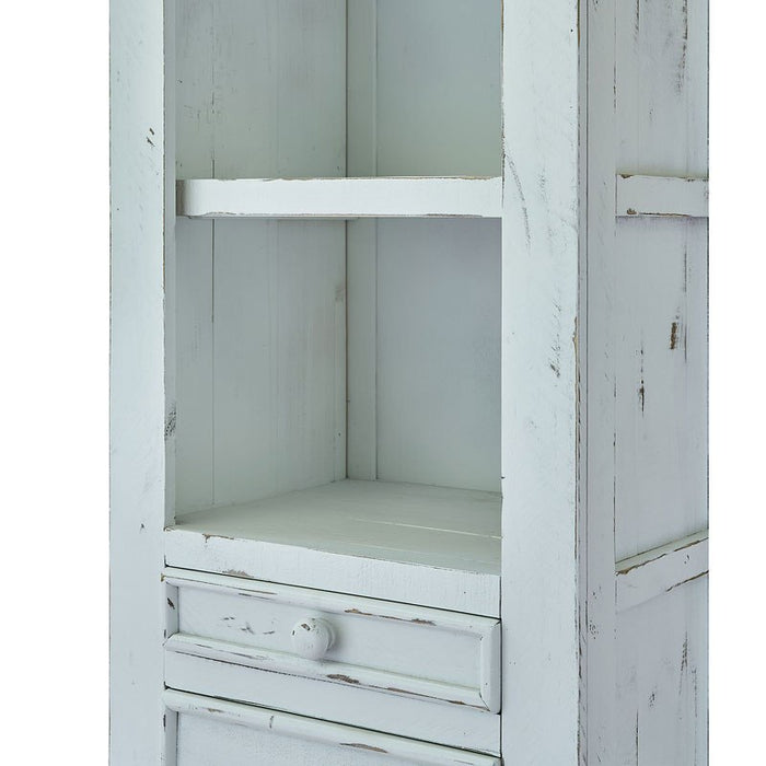 Leo Pier Cabinet - Vintage White