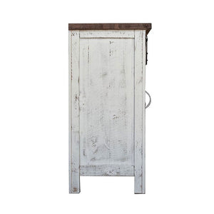 Hugo Barn Door TV Console - White