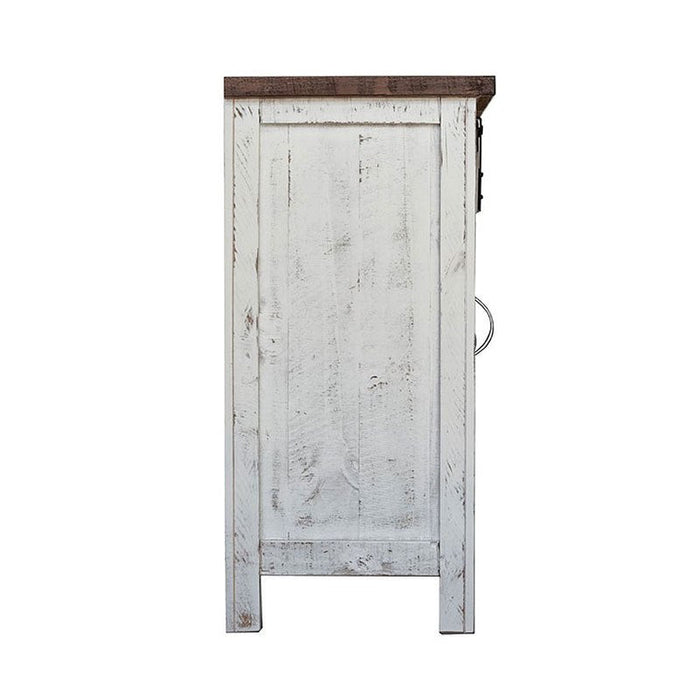 Hugo Barn Door TV Console - White