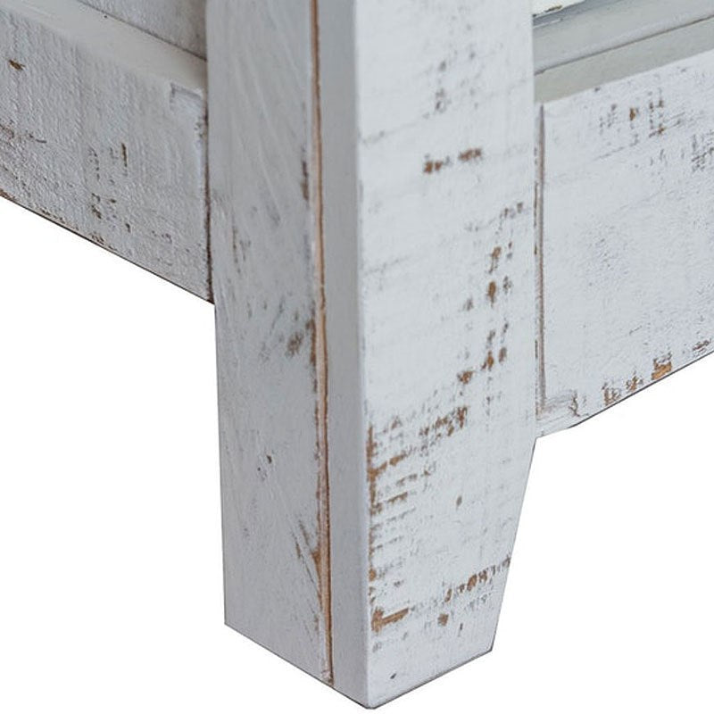 Hugo Barn Door TV Console - White