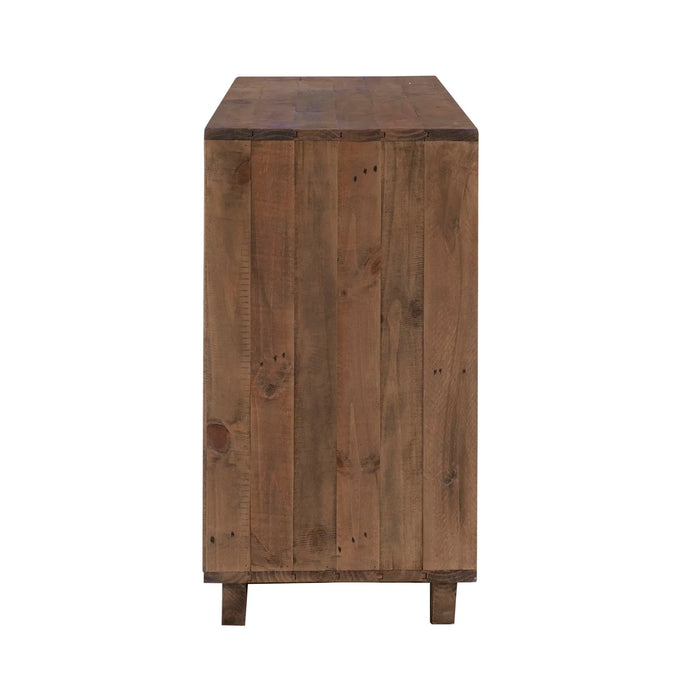 Nevada Modern Farmhouse Dresser - Rustic Brown