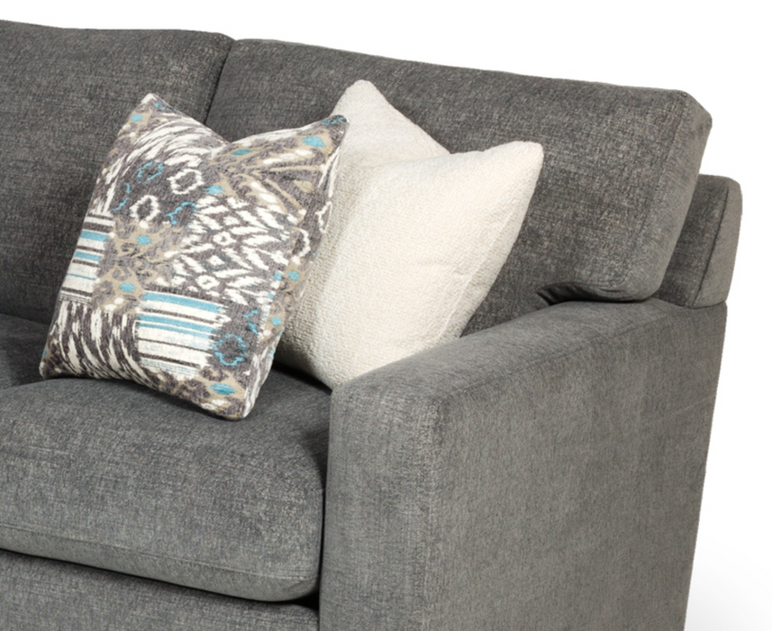 Stanton 471 Feather Down Sectional - Rhapsody Greystone
