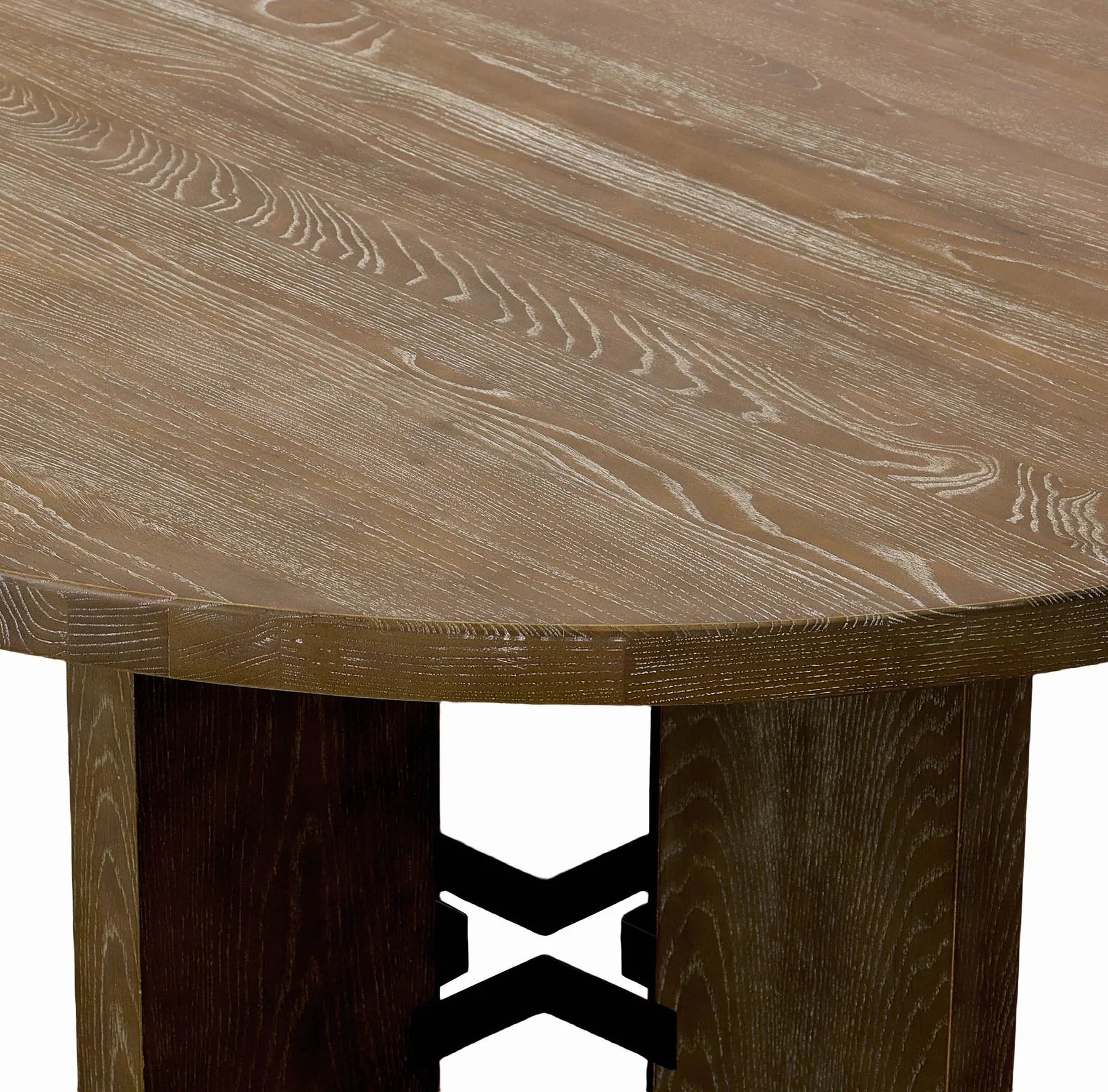 Fraser 52" Round Dining Table - Light Brown