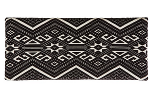 Modern Tribal Motif Storage Bench