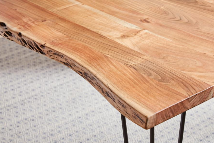 Sherman Collection Solid Live Edge Dining Table