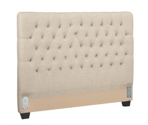 Chloe Collection Upholstered Headboard - Oatmeal