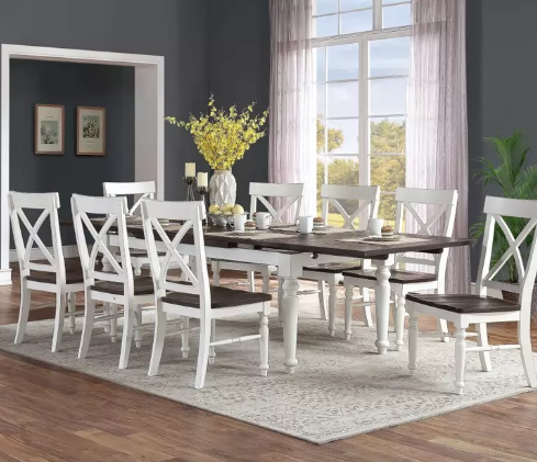 Mountain Retreat Collection Rectangular Extension Dining Table