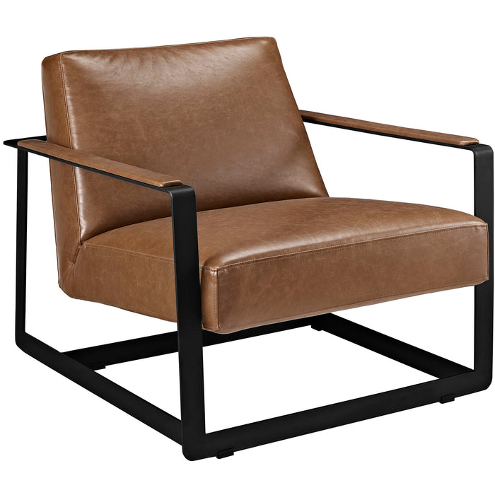 Seg Collection Accent Chair - Brown