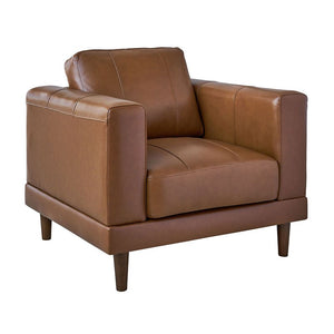 Hampton Collection Leather Chair - Tan
