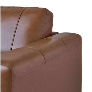 Hampton Collection Leather Chair - Tan