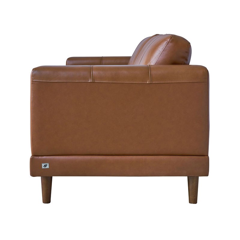 Hampton Collection Leather Sofa - Tan