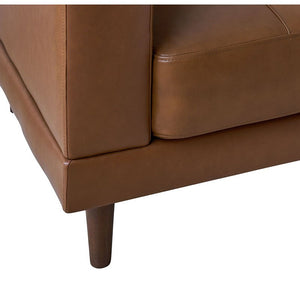 Hampton Collection Leather Sofa - Tan