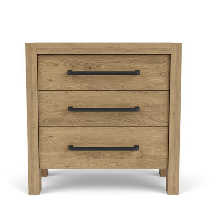Davie Three Drawer Nightstand