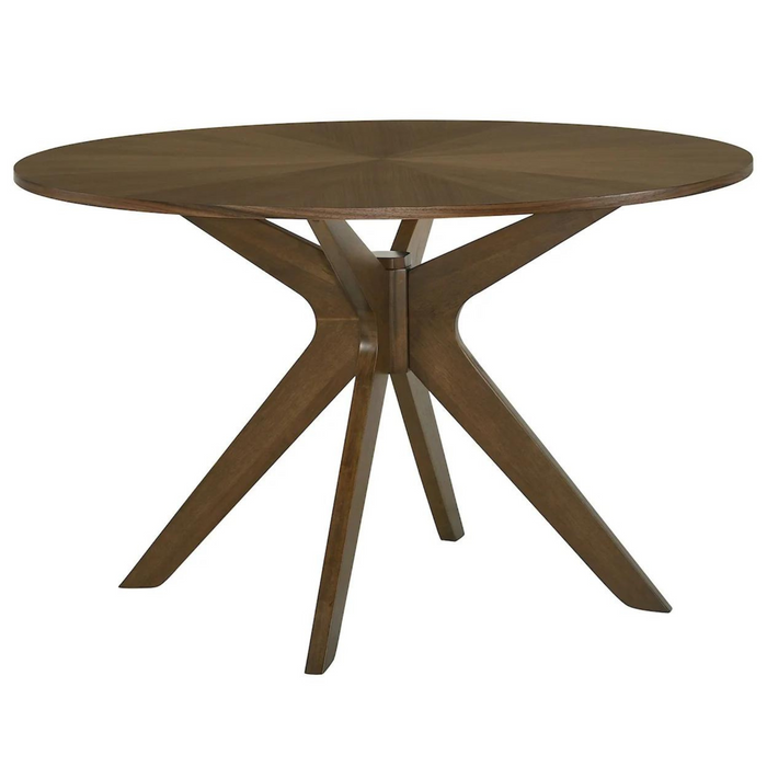 Weston 47" Round Dining Table - Walnut Finish