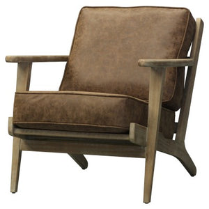 Albert Accent Chair - Nubuck Chocolate