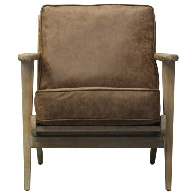 Albert Accent Chair - Nubuck Chocolate