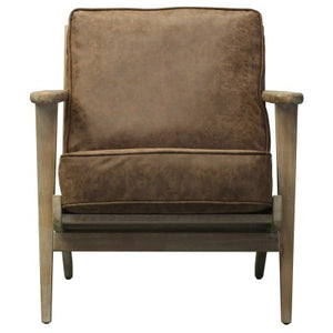 Albert Accent Chair - Nubuck Chocolate