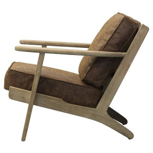 Albert Accent Chair - Nubuck Chocolate