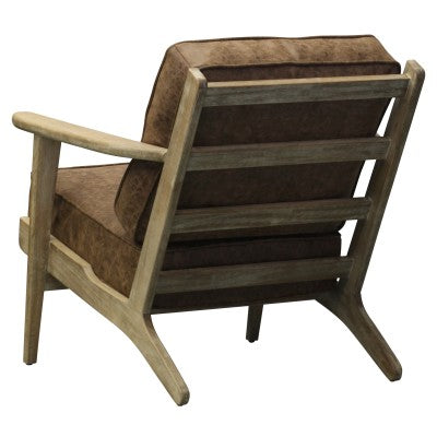 Albert Accent Chair - Nubuck Chocolate