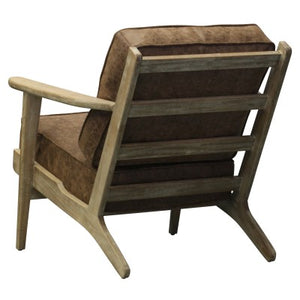 Albert Accent Chair - Nubuck Chocolate