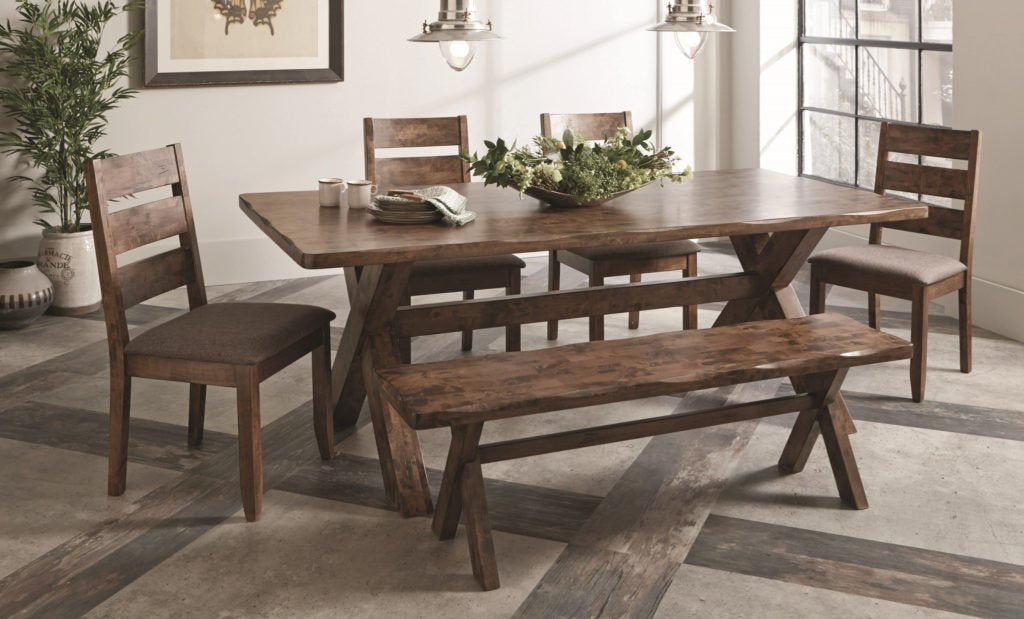 Alston Trestle Base Farmhouse Dining Table