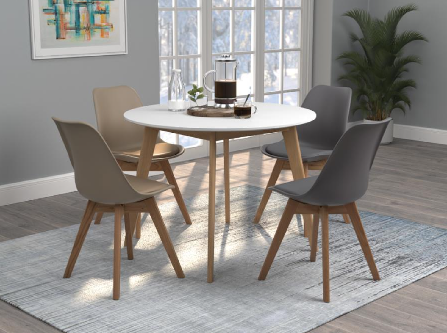 Breckenridge Collection Dining Chair - Gray