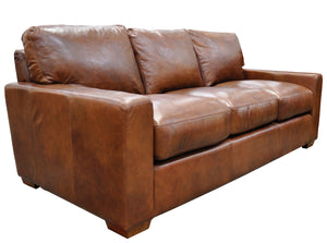 City Craft Collection Top Grain Leather Sofa