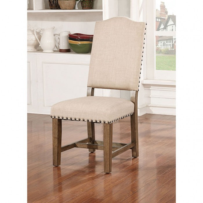 Julia Upholstered Dining Chair - Beige Linen