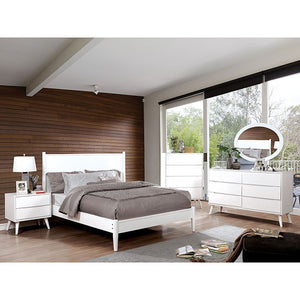 Lennart Collection Platform Bed - White