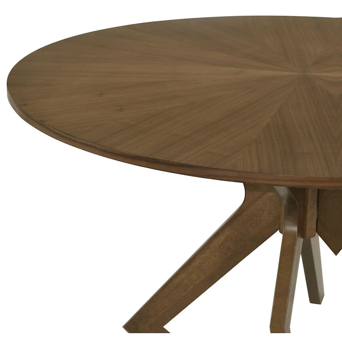 Weston 47" Round Dining Table - Walnut Finish