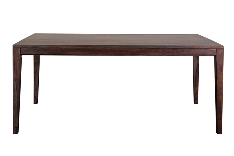 Fall River Solid Sheesham Wood Dining Table - Dark Walnut Finish