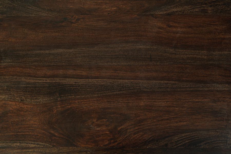 Fall River Solid Sheesham Wood Dining Table - Dark Walnut Finish