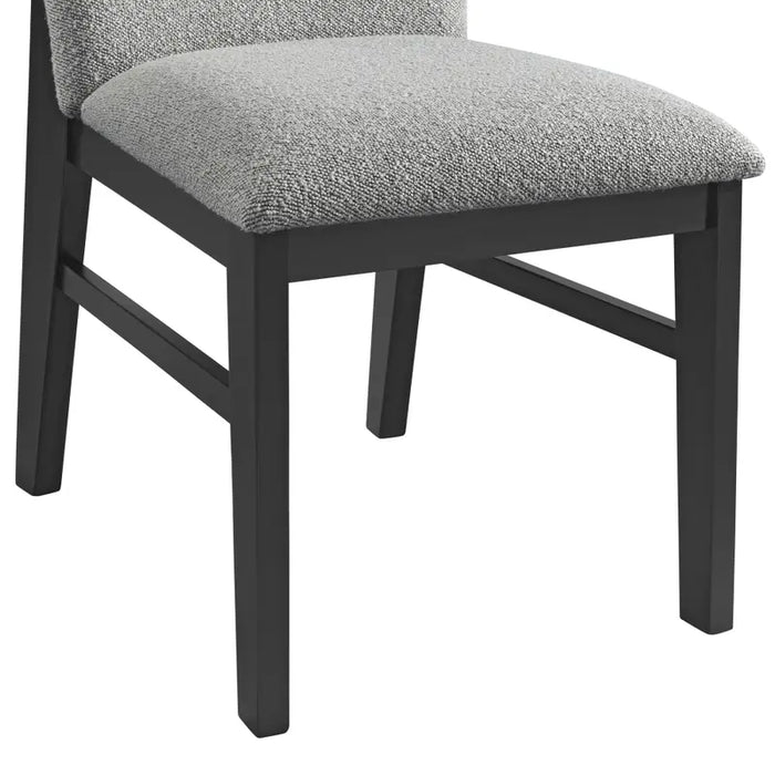 Portland Upholstered Dining Chair - Black