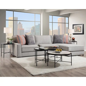 Styleline 572 Sectional - Ash Gray