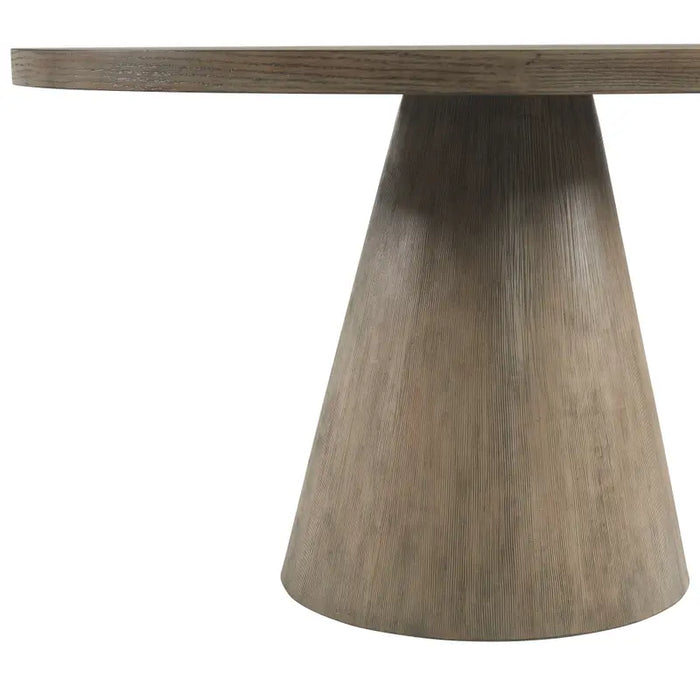 Portland 52" Round Dining Table - Gray/Natural