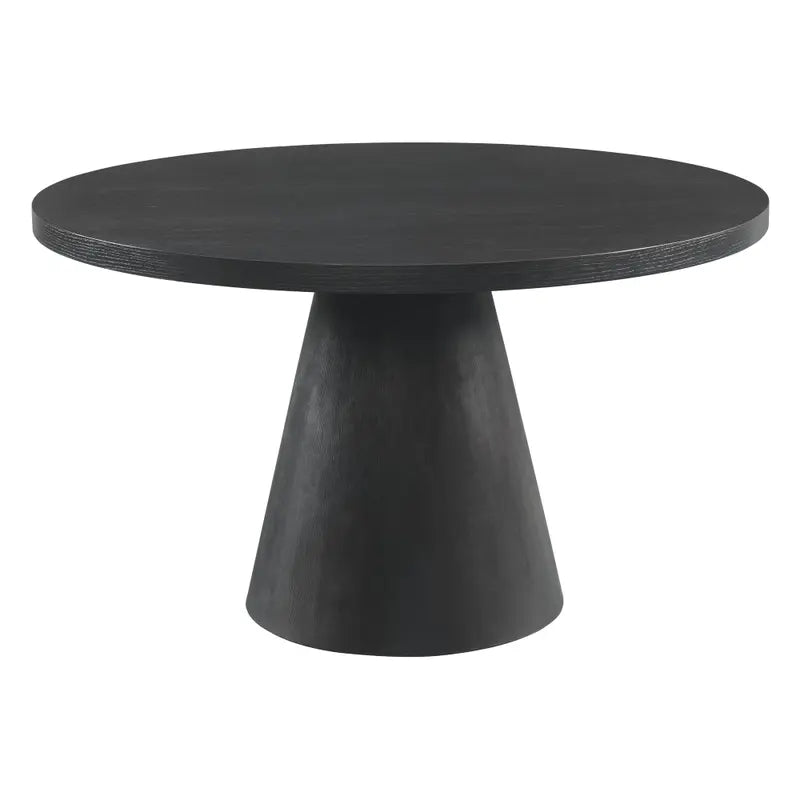 Portland 52" Round Dining Table - Black