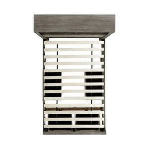 Wade Storage Bed w/Bookcase Headboard - Grey