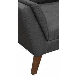 Binetti Collection Mid Century Modern Sofa - Charcoal