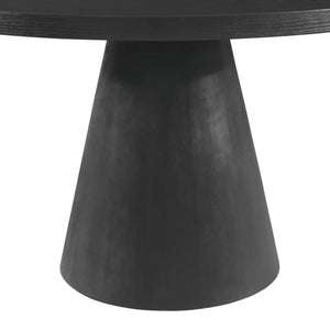 Portland 52" Round Dining Table - Black