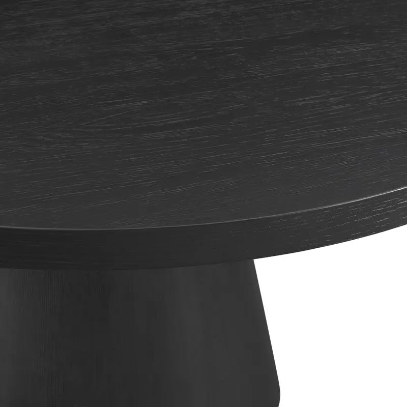 Portland 52" Round Dining Table - Black