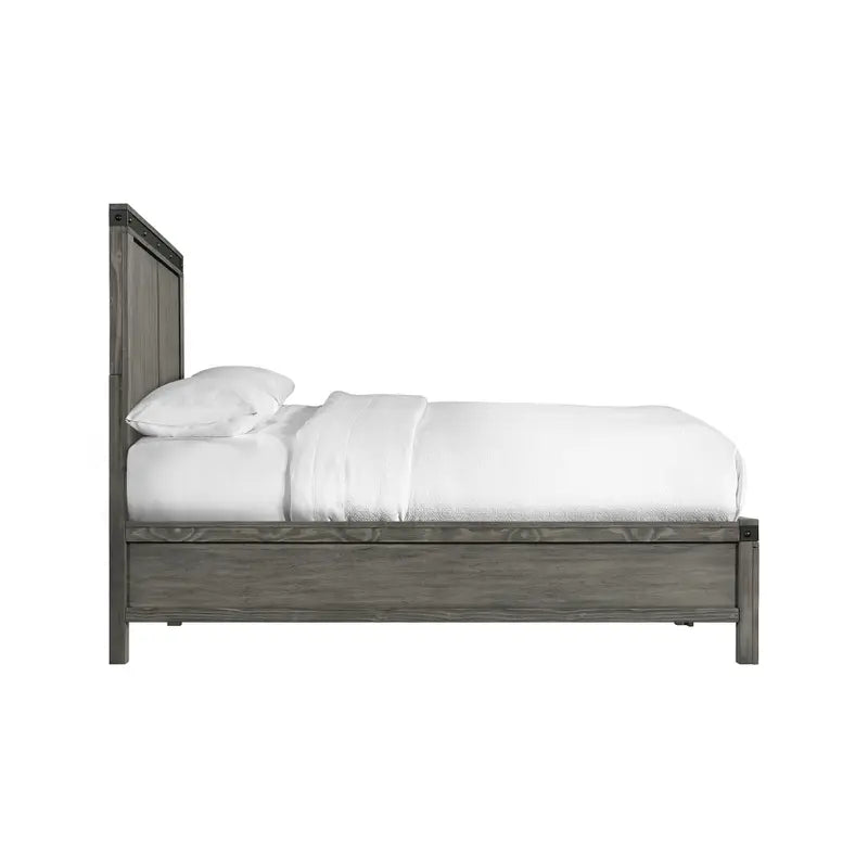 Wade Panel Bed - Grey