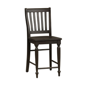 Harvest Home Collection Counter Stool - Charcoal