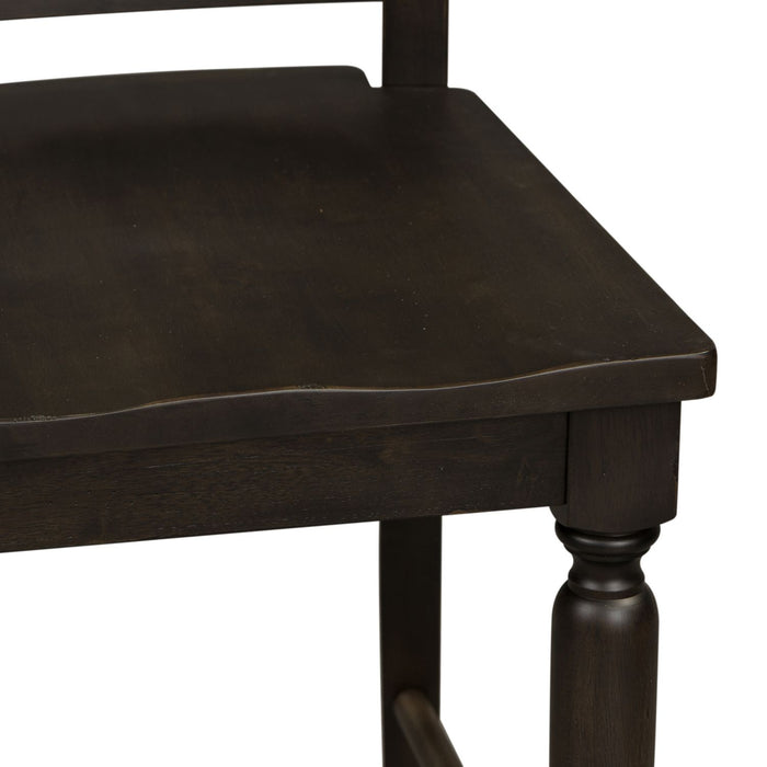 Harvest Home Collection Counter Stool - Charcoal