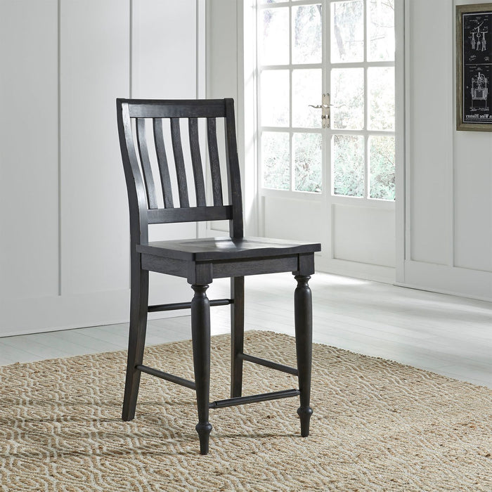 Harvest Home Collection Counter Stool - Charcoal