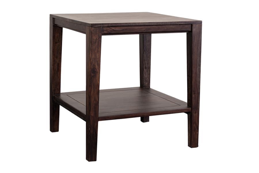 Fall River Solid Wood End Table - Dark