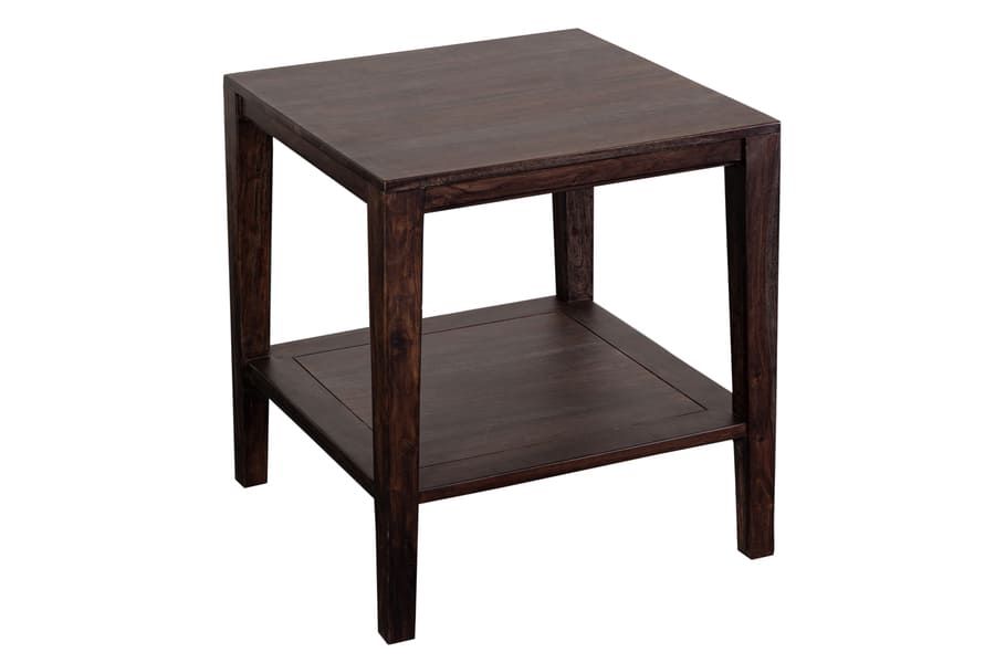 Fall River Solid Wood End Table - Dark