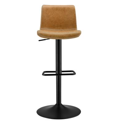 Jayden Collection Gas Lift Adjustable Stool - Vintage Cedar