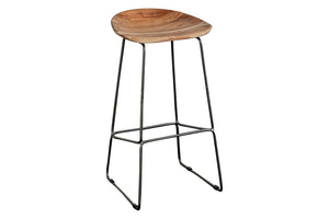 Neri Collection Solid Wood Bar Stool